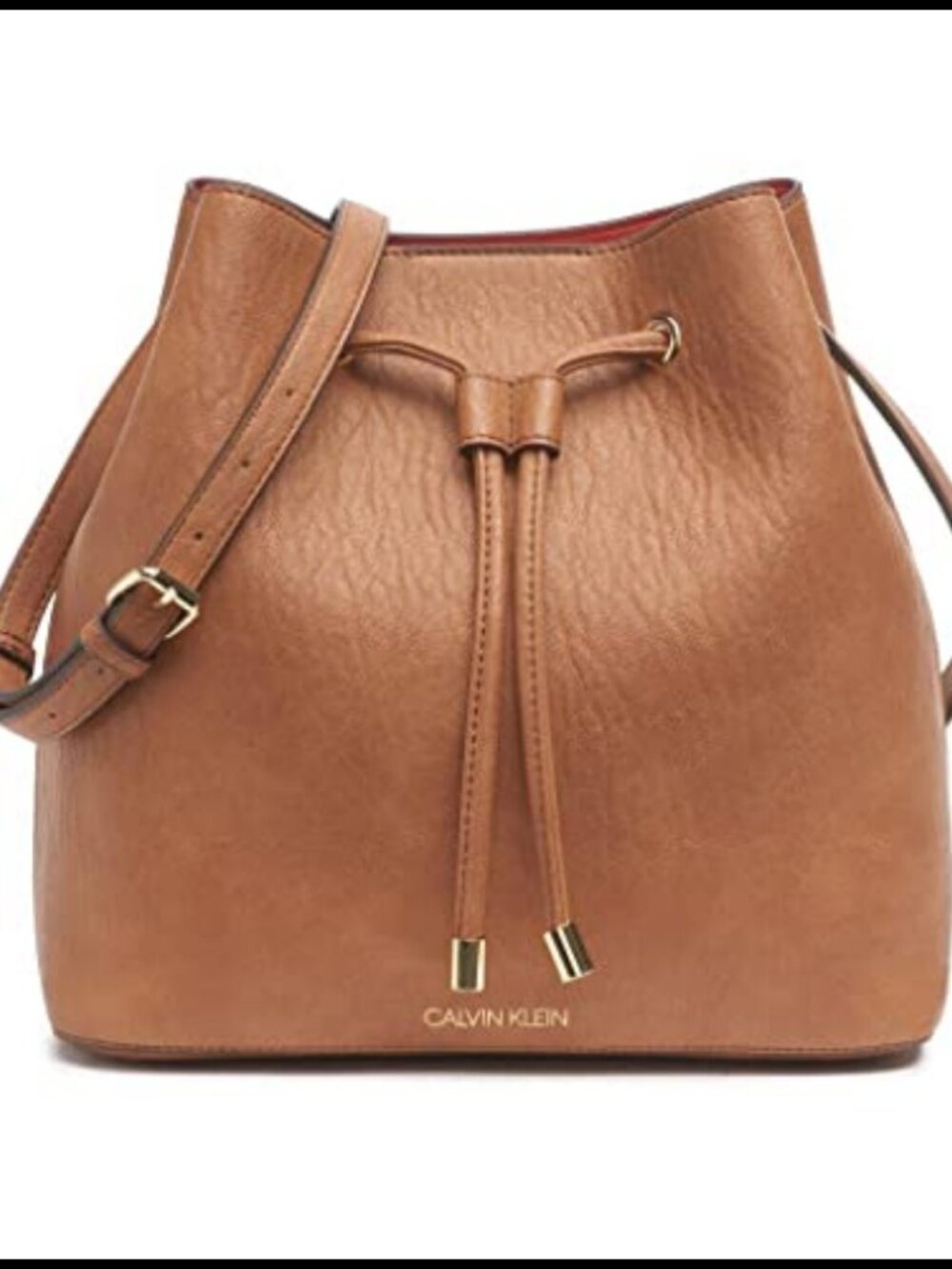 Faux Leather Novelty Bucket Shoulder Bag Convertible Crossbody